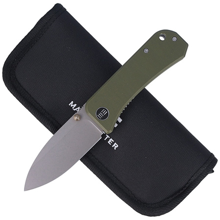 WE Knife Banter Green G10, Stonewashed CPM S35VN by Ben Petersen (2004D)