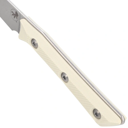 Microtech Pairing Kitchen Knife Ivory G10, Stonewashed M390MK (3500-10IV)