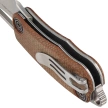 Nóż składany BlackFox Nix Brown Micarta, Acid Stone Washed D2 by Grigorii Matveev (BF-763)