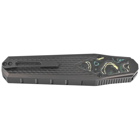 Nóż grawitacyjny Remette Swordfish Black DLC Titanium / Yellow Green Carbon Fiber, Black DLC M390 (ZL101A6)