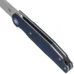 Bestech Ascot Blue Carbon Fiber/G10, Satin D2 Knife (BG19C)
