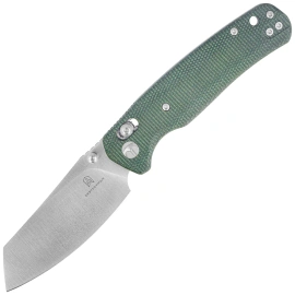 Nóż składany Bestechman Cicada's Wing OD Green Micarta, Satin 10Cr15MoV (BMK06-M-2)