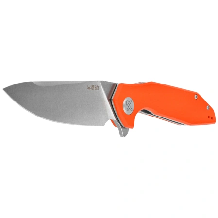 Kubey Nova KU117M Knife, Orange G10, Satin 14C28N