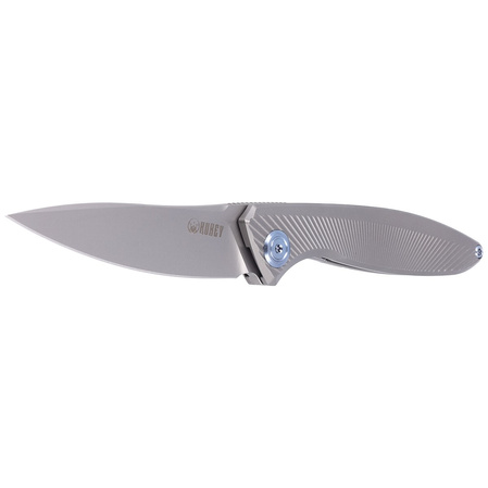 Nóż składany Kubey Pike KB2103A, Gray Titanium, Sandblasted CPM 20CV by Parsons Bladeworks