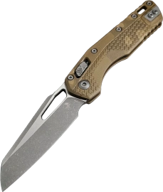 Microtech MSI S/E Knife Dark Earth Camo Tri-Grip Polymer, Apocalyptic M390MK by Tony Marfione (210T-10APPMDEC)