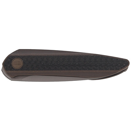 Nóż składany WE Knife Black Void Opus Bronze Titanium / Carbon Fiber, Stonewashed CPM 20CV by Justin Lundquist (2010A)