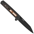 Tekto F4 Echo Zastava Knife Black Aluminum/American Walnut G10, Titanium-Coated CPM S35VN