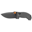 Fox Anzu Carbon Fiber 3K, Black PVD MagnaCut by Les George Knife (FX-560 CFOR)