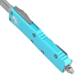 Microtech UTX-85 S/E Turquoise Aluminum, Stonewashed M390 OTF Knife (231-10TQ)