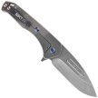 Medford Knife Praetorian Swift FL Flipper Drop Point Blue Titanium, Tumbled S45VN by Greg Medford