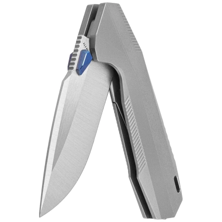 Remette RT-WK1-E Disassemble Knife Gray Titanium, Hand Grinding Satin M390