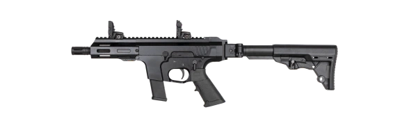 Karabinek PCC Saricam S-9 z lufą 5" Black kal. 9x19 mm