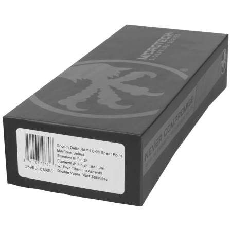 Nóż składany Microtech Socom Delta S/P-M Titanium, Stonewashed M390MK (159RL-10SMS3)