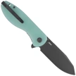 Kubey Knife Master Chief Jade G10, Blackwashed 14C28N by Keanu Alfaro (KU358Q)