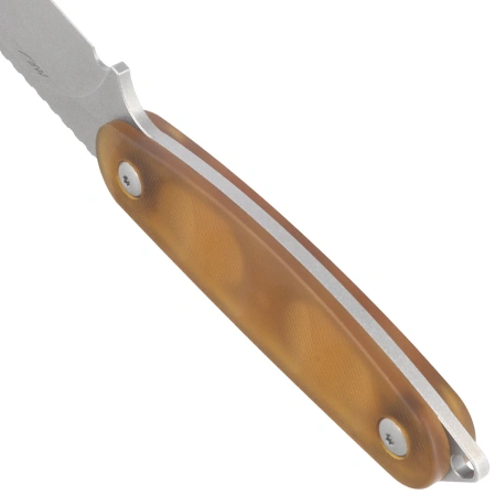 Kubey Civet Knife Yellow Ultem, Beadblasted 14C28N by Maksim Epifantsev (KU425B)