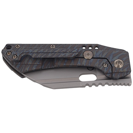 Nóż składany WE Knife Roxi 3 Tiger Stripe Titanium, Stonewashed CPM S35VN by Todd Knife and Tool (WE19072-3)
