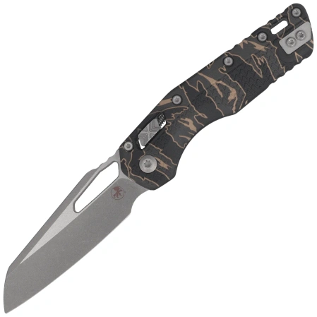 Nóż składany Microtech MSI S/E Tiger Stripe Camo Tri-Grip Polymer, Apocalyptic M390MK by Tony Marfione (210T-10APPMTSC)