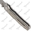 Bestech Tonic Grey Titanium / Black Canvas Micarta, Bead Blast Stonewashed M390 by Colin Maisonpierre Knife (BT2204A)