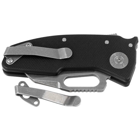 Demko Nano-Shark SF Knife Black G10, Stonewashed CPM 20CV by Andrew Demko (NANO-20CV-Black G10)