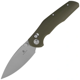 Bestechman Ronan Knife OD Green G10, Stonewashed 14C28N (BMK02E)