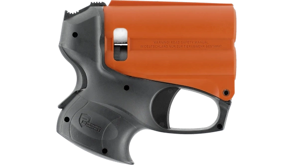 Miotacz gazu pieprzowego Umarex P2P PGS II KIT z latarką, czarno-pomarańczowy (2.2058-1)