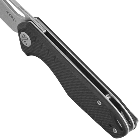 Nóż składany Kubey Doris Black G10, Satin 14C28N (KU324I)