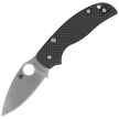 Spyderco Sage 6 Knife Black Carbon Fiber/G10, Satin CPM S30V by Sal Glesser (C123CFBCLP)