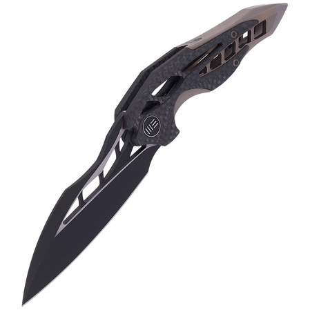 WE Knife Arrakis Champagne Ti / CF, Black M390 by Elijah Isham (906CF-B MYSTERY BOX)