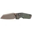 Nóż składany Microtech MSI Ram-Lok Mini S/E Marfione Select Slab Side Antique Green Titanium, Bronzed M390MK by Tony Marfione (210M-13MS2)