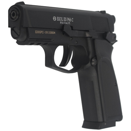 Airgun set 01: Voltran Ekol ES P66C Black 4.5 mm Pistol, 1500 BBs, 10 CO₂, 100 targets