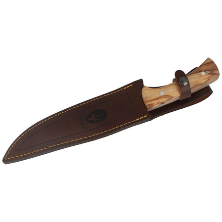 Muela Full Tang Olive Wood, Satin X50CrMoV15 (JABALI-21OL)
