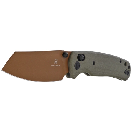 Nóż składany Bestechman Cicada's Wing OD Green G10, Gold 10Cr15MoV (BMK06C)
