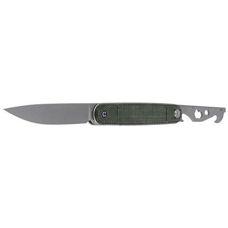 CIVIVI Crit Green Micarta, Stonewashed with Multi-Tool (C20014F-3)