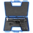 Zestaw wiatrówkowy 26: pistolet Voltran Ekol ES P92B Blow Back Shiny 4.5 mm, 1400 BBs, 10 kapsuł CO₂, 100 tarcz