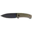 Civivi Cetos Green Micarta / Steel, Black Stonewashed 14C28N (C21025B-3)