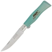 MAM Douro Blade Lock Knife Turquoise Beech Wood, Inox HW, Satin 420 (2006-TU)