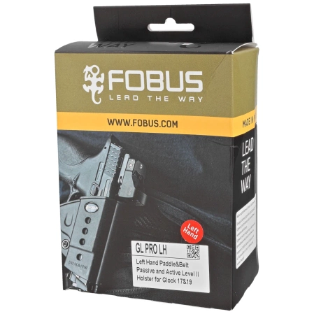 Fobus GL PRO LH Passive-Active Level 2 Holster for Glock 17 Gen 6 and 17, 19, 19X, 26, 45, 48 - Left-Hand