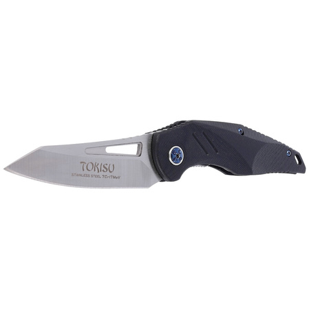Nóż składany TOKISU Tactical, Black G10, Satin (18685)