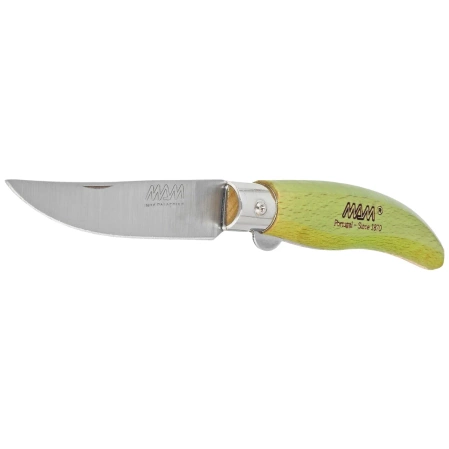 MAM Iberica S Blade Lock Knife Green Beech Wood, Inox HW, Satin 420 (2011-GR)