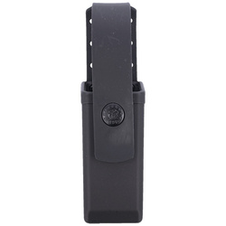 ESP Double-Stack 9 mm / .40 Magazine Pouch with Metal Clip and Safety Strap, Black (MH-64-S)