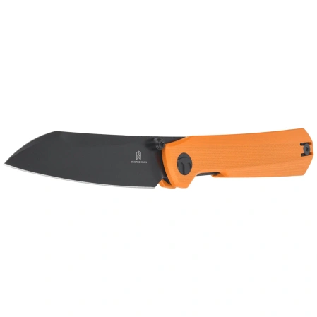 Nóż składany Bestechman Curvee Orange G10, Black PVD Stonewashed AEB-L by Ostap Hel (BMK20F)