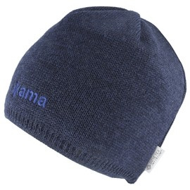 Kama 100% Merino Wool Gore-Tex Infinium Windstopper Cap, Navy (AW69-108 L)