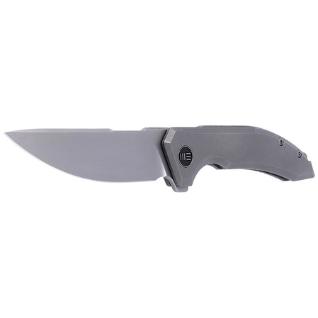 Nóż składany WE Knife Quixotic Gray Titanium, Silver Bead Blasted CPM 20CV (WE21016-1)