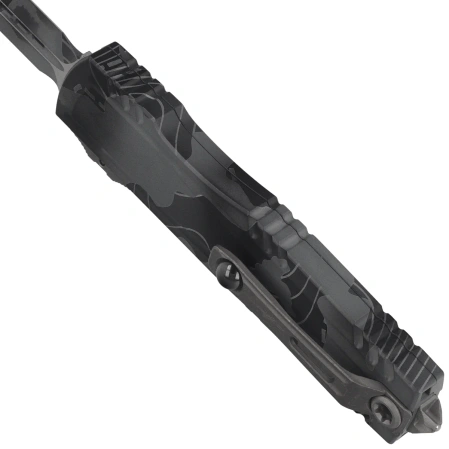Microtech Luminary ZBP D/E Signature OTF Knife Topographic Urban Camo Aluminum, Topographic Urban Camo M390MK by Tony Marfione (1270-1TPUCS)