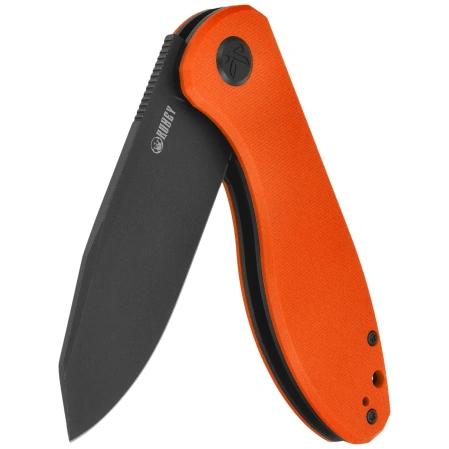 Nóż składany Kubey Master Chief Orange G10, Blackwashed 14C28N by Keanu Alfaro (KU358O)