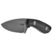 Kubey Bloom Knife Black Coarse Micarta, Beadblasted 14C28N by Scott Halpern (KU411A)