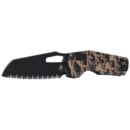 Microtech MSI S/E Knife Claw Burst Camo Tri-Grip Polymer, Black F/S M390MK by Tony Marfione (210T-3PMCWC-Z4)