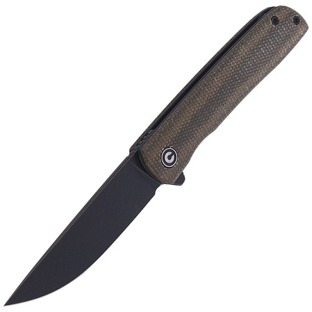 Nóż składany CIVIVI Bo Dark Green Micarta, Black Stonewashed Nitro-V by Brad Zinker (C20009B-6)