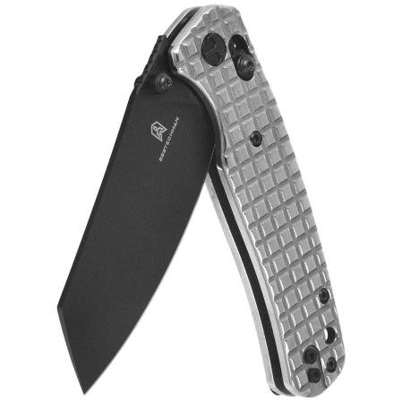 Bestechman Cicada's Wing Knife Mirror Polished Frag Stainless Steel, Black PVD 10Cr15MoV (BMK06-S-6)