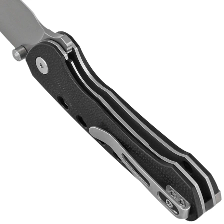 Remette RT-BEE-G Knife w/Titanium Toothpick Black G10, Ceramic Sandblasting 14C28N